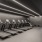 gym with line of treadmills