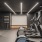 gym with treadmills