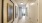 hallway with wall art
