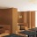 a room with tables and chairs